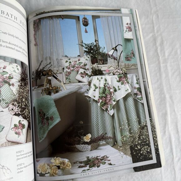 Vtg 1990 The Victorian Home Craft Projects Beginners Easy Inexpensive Craft Book - Picture 7 of 8
